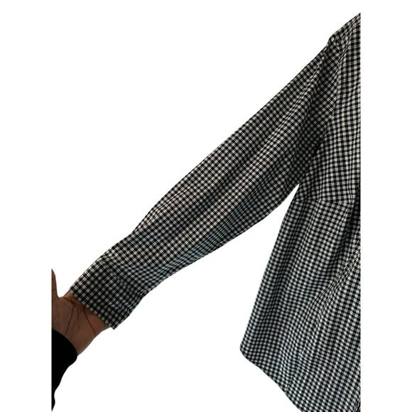 Talbots Women Plaid Collared Wrinkle Resistant Button Up Blouse‎ Shirt Size 18W - Picture 8 of 13